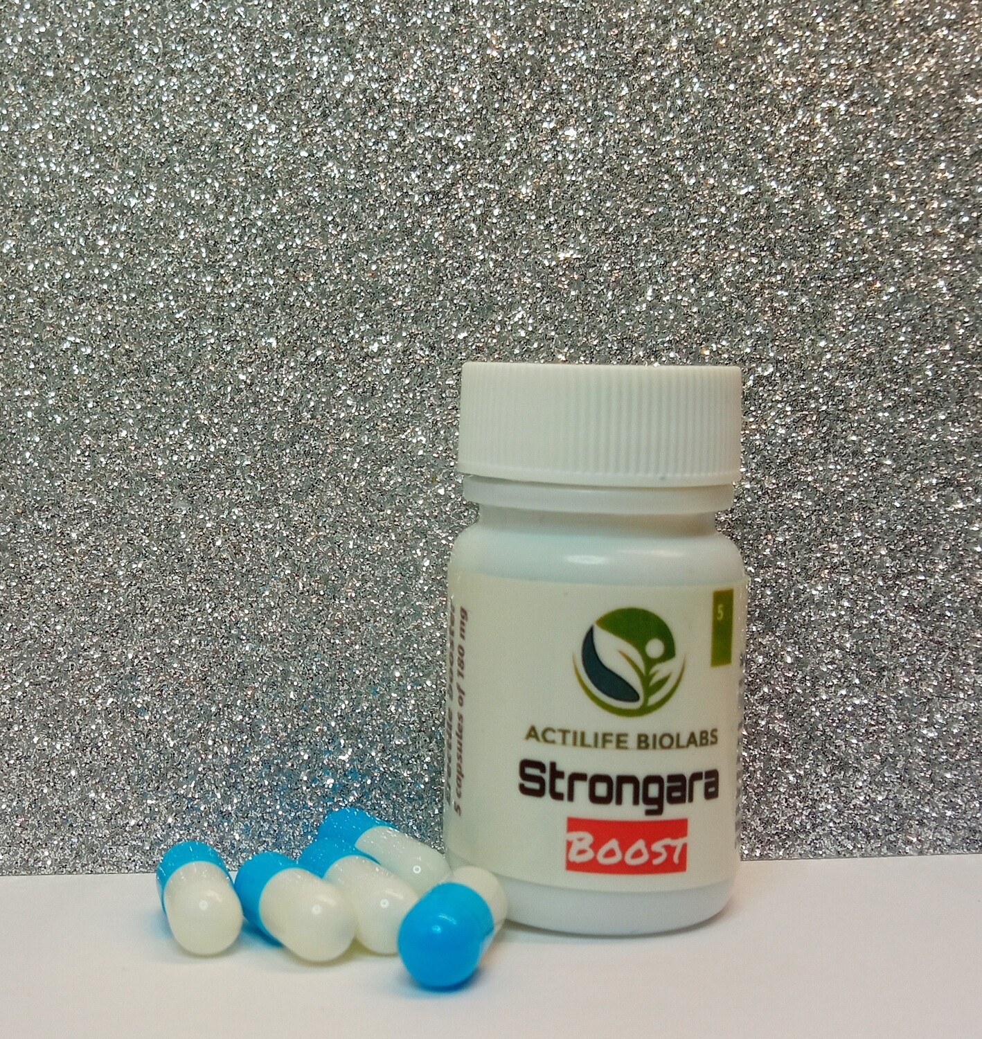 Strongara Boost Flacon de 5 gélules de 180 mg a effet rapide Strongara Boost Flacon de 5 gélules de 180 mg a effet rapide