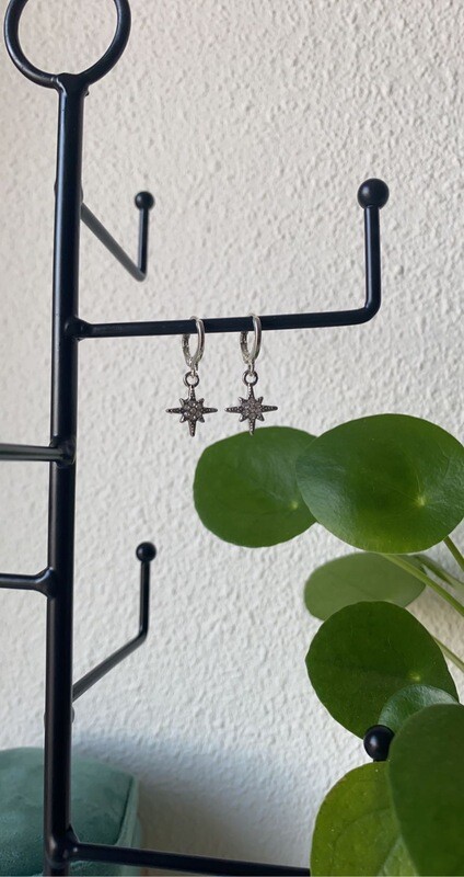 Compass Star Earrings