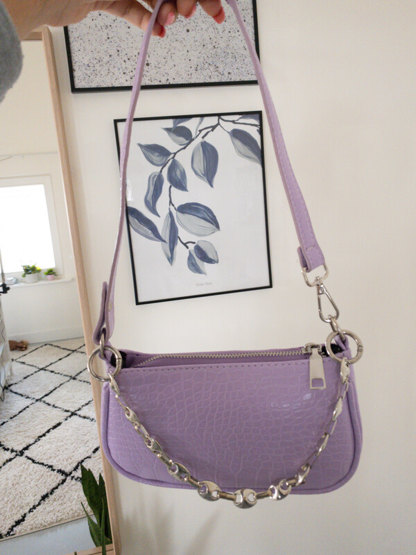 Purple Baguette bag