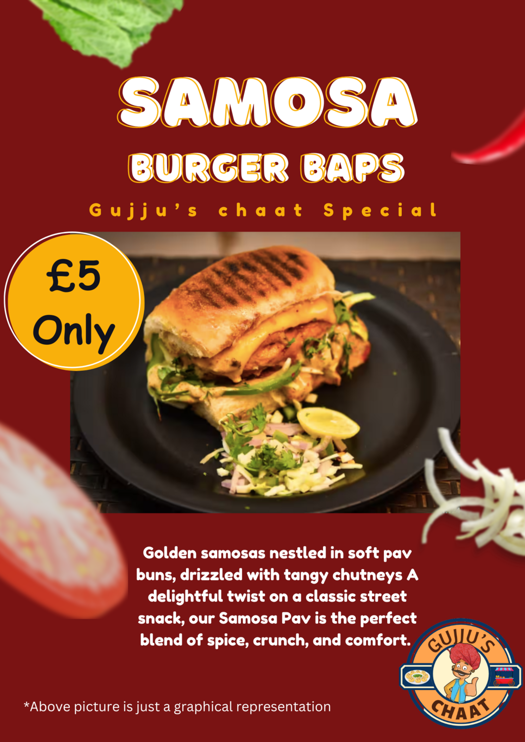 Samosa Burger Baps