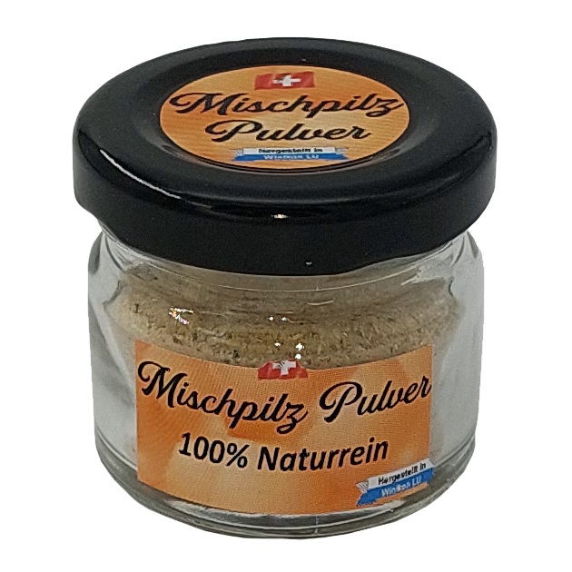 Mischpilz Pulver 10g (CH, Winikon) 100% Naturrein
