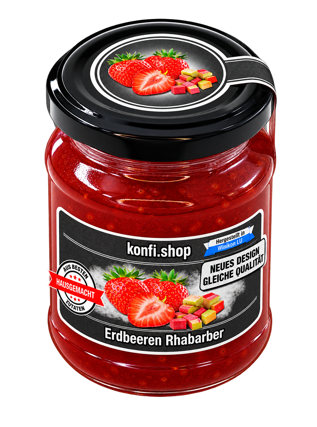 ERDBEEREN RHABARBER 220g