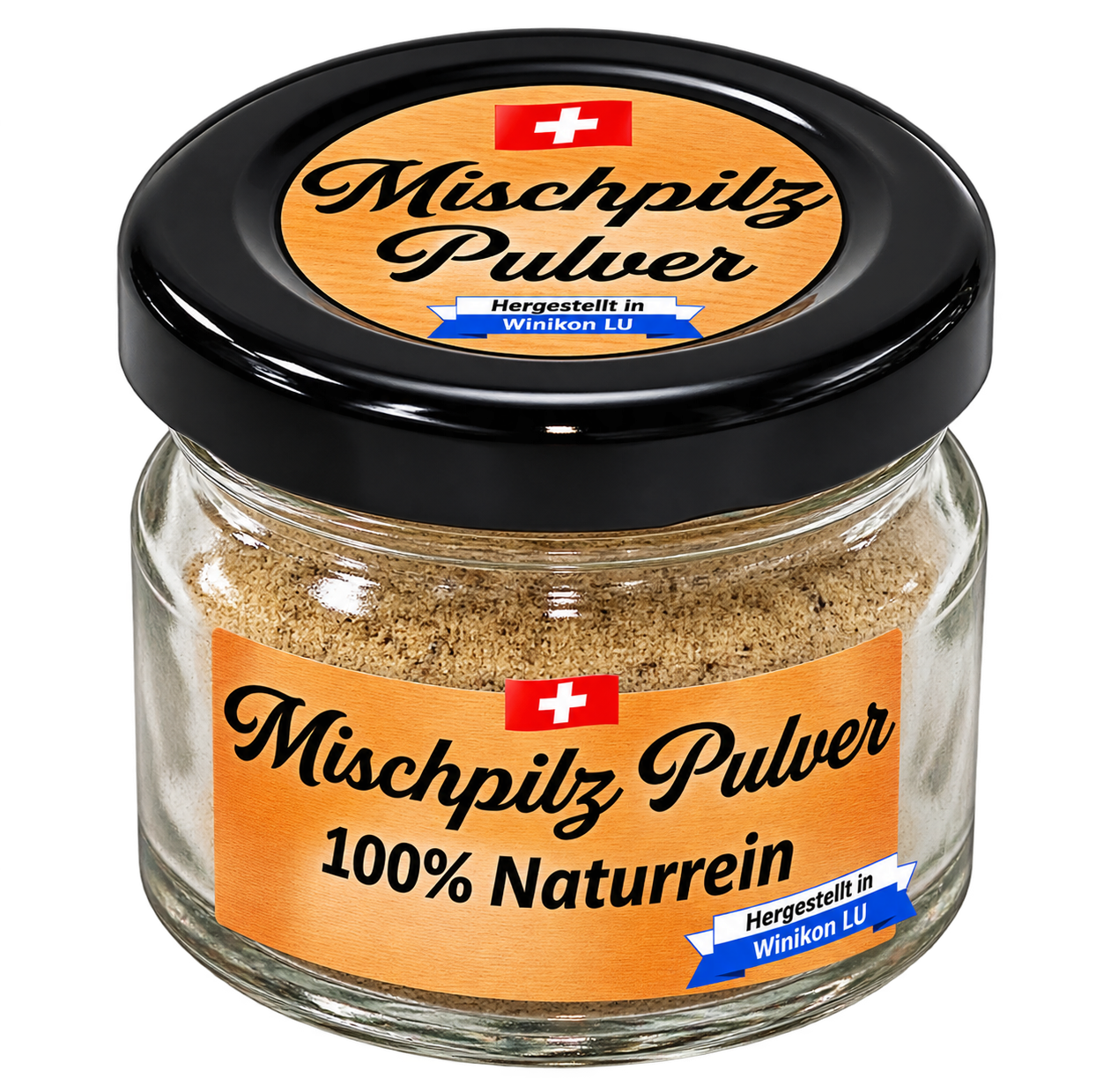 Mischpilz Pulver 10g (CH, Winikon) 100% Naturrein
