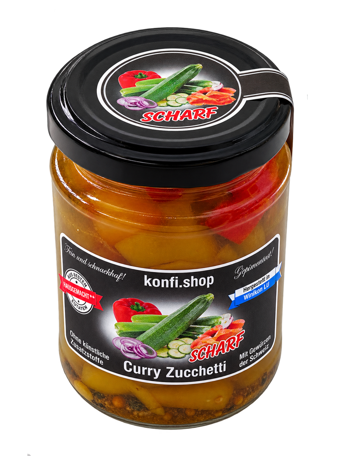 Curry Zucchetti scharf 360g