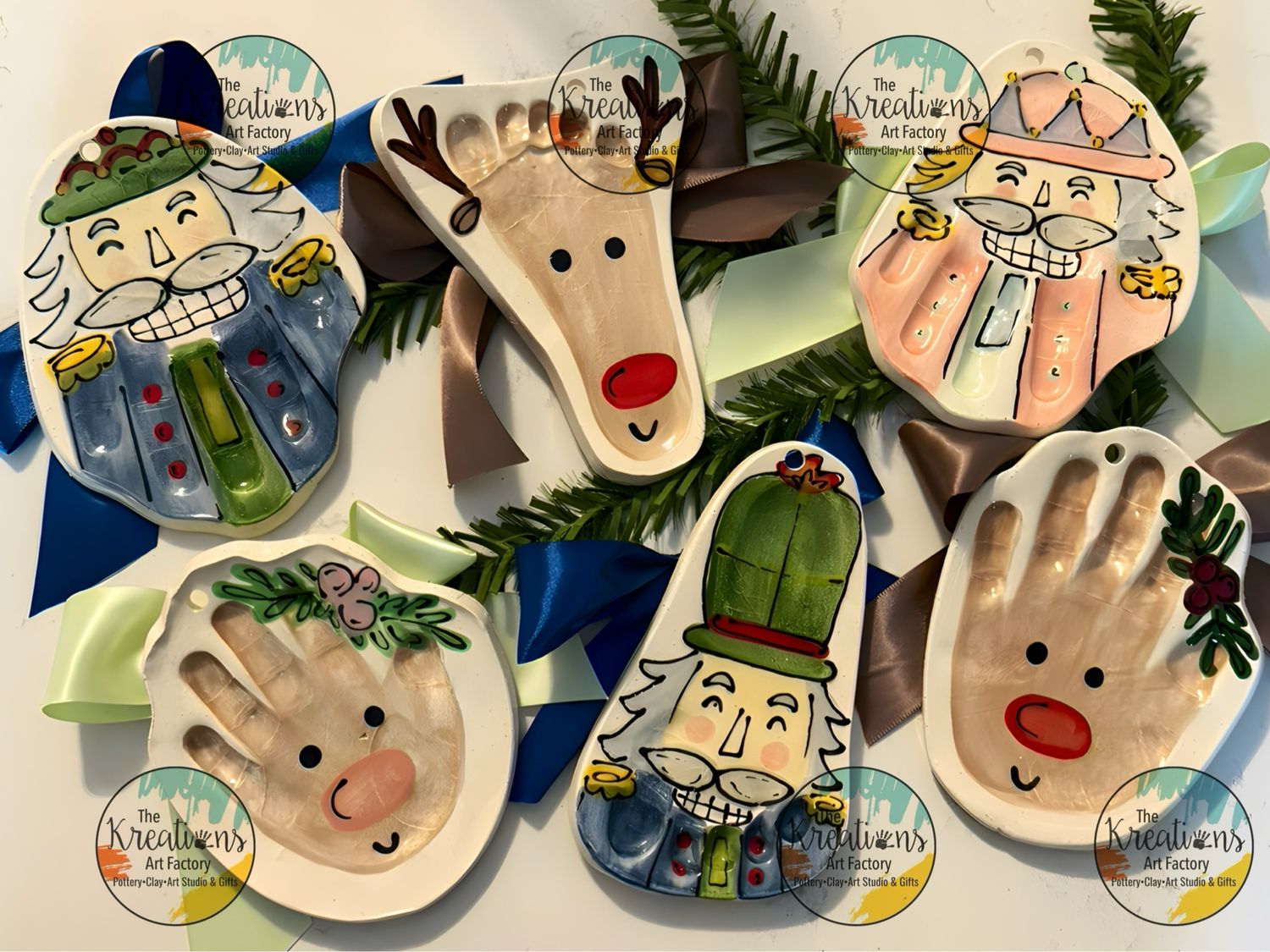 The Clay Ornament Collection 2025-(Set Of 2)-Appointment Dates: Aug 15th, Aug 29th &amp; Aug 30th 11-4pm