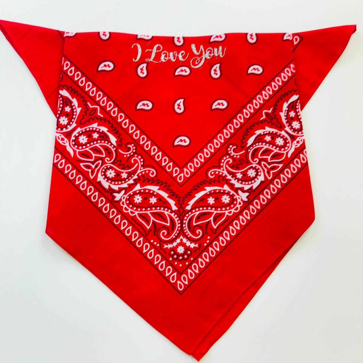 I Love You Red Face Covering