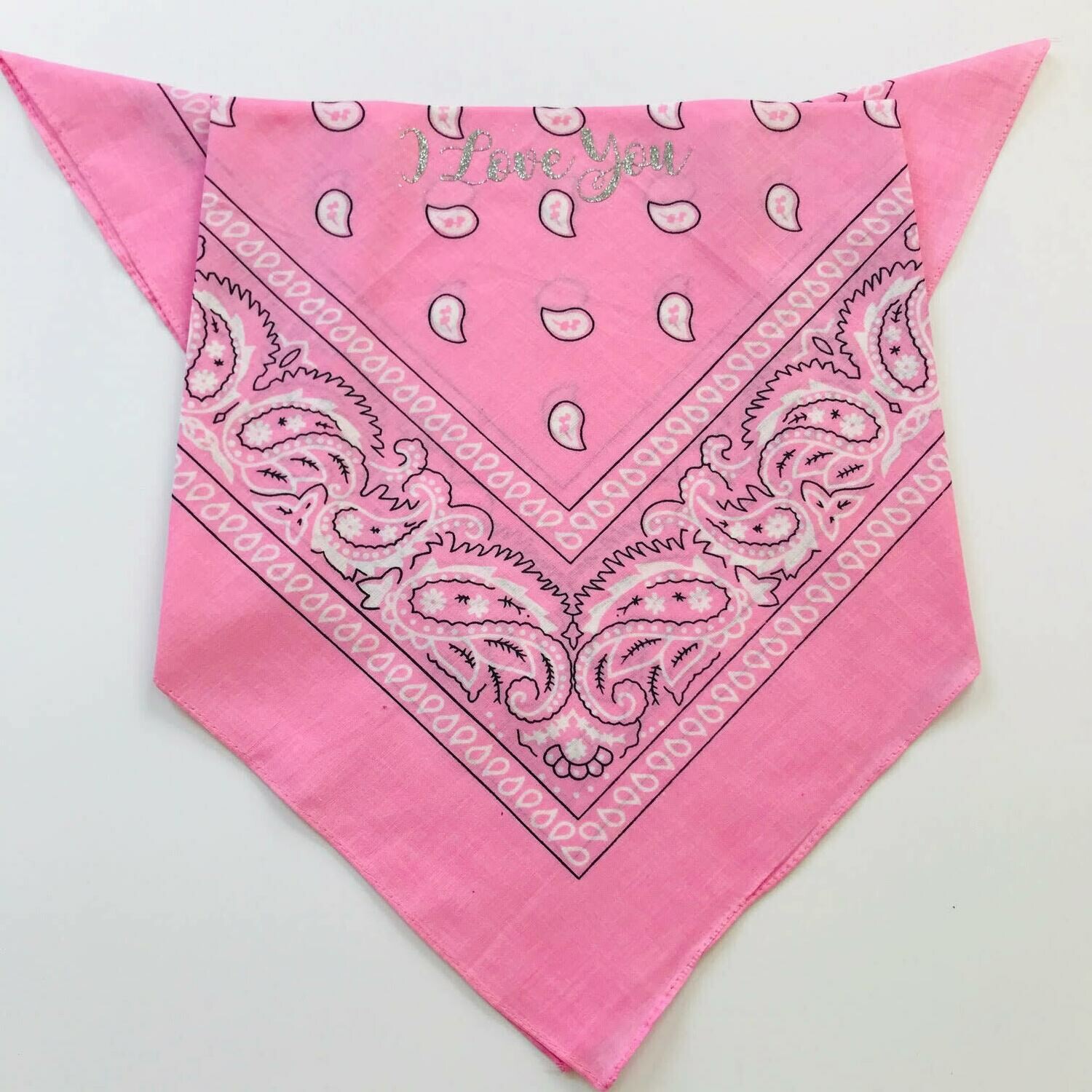 I Love You Pale Pink Face Covering