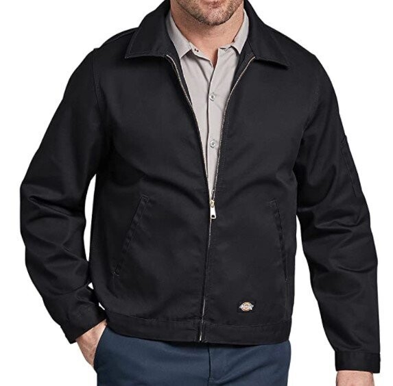 Dickies Men's Unlined Eisenhower Jacket Black Size 6XL
