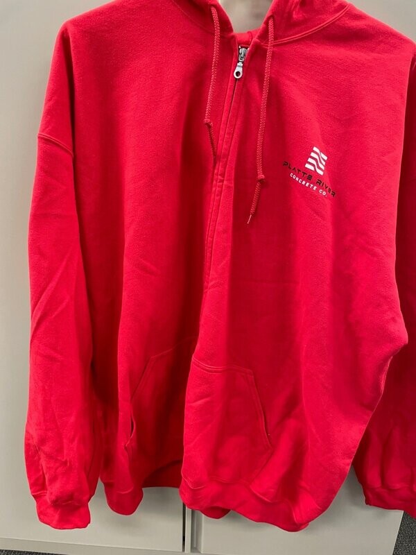 OG Full-Zip Hood-RED-5XL