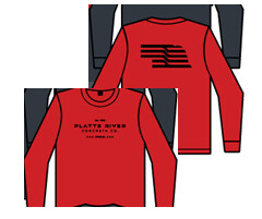 NEBRASKA Long Sleeve T-Shirt RED