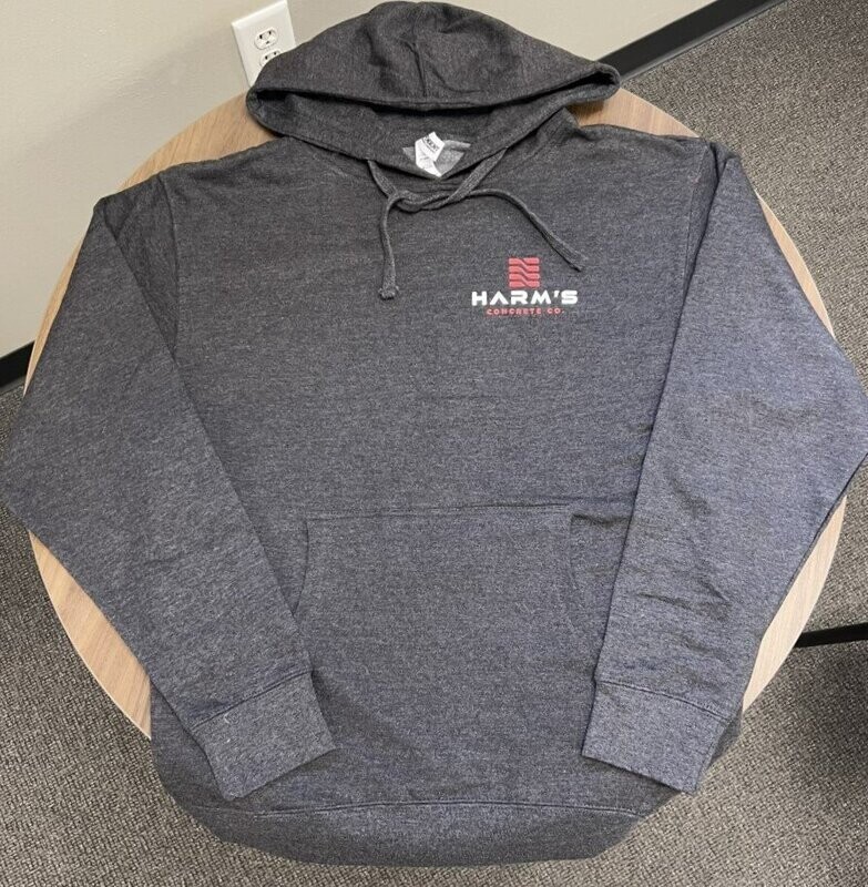 Harm's Charcoal Heather Midweight hooded sweatshirt