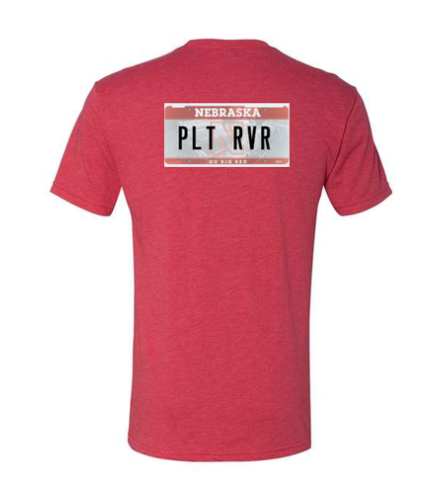 PLATE - Red Tee, SIZE: LARGE
