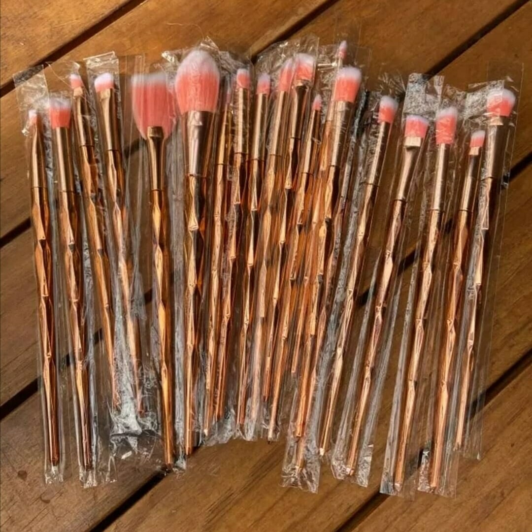 Rose Gold brush set