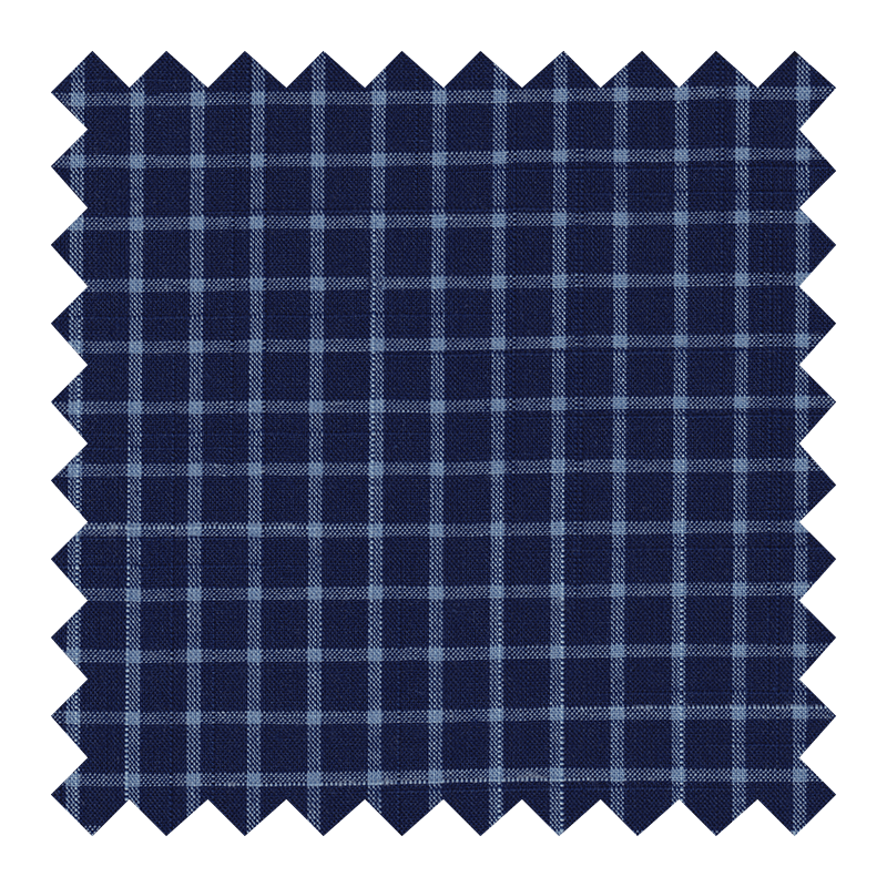 AZUL MARINO CUADRO BLANCO