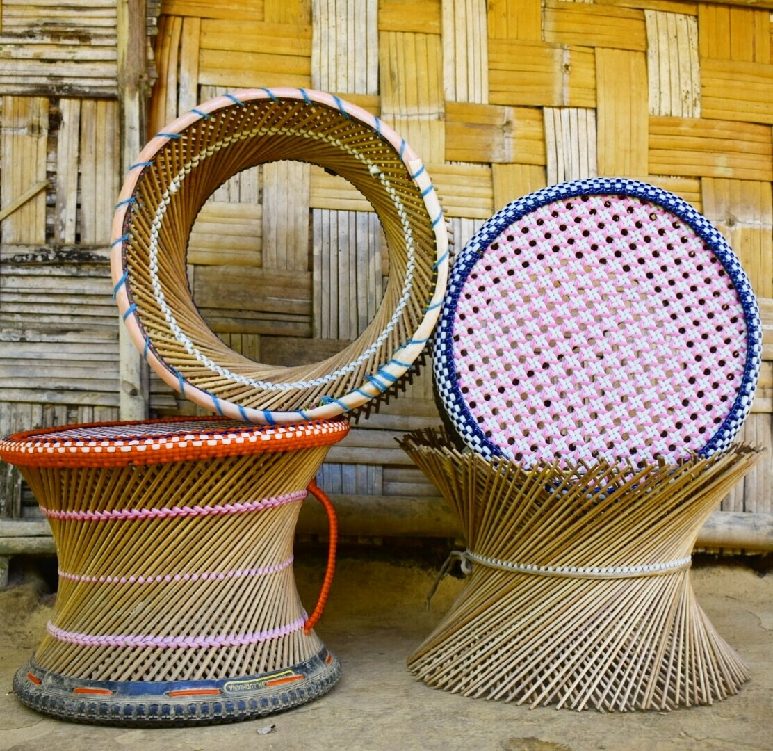 Mudda (Bamboo stool)