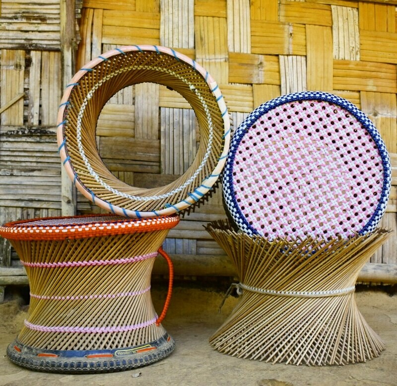 Mudda (Bamboo stool)