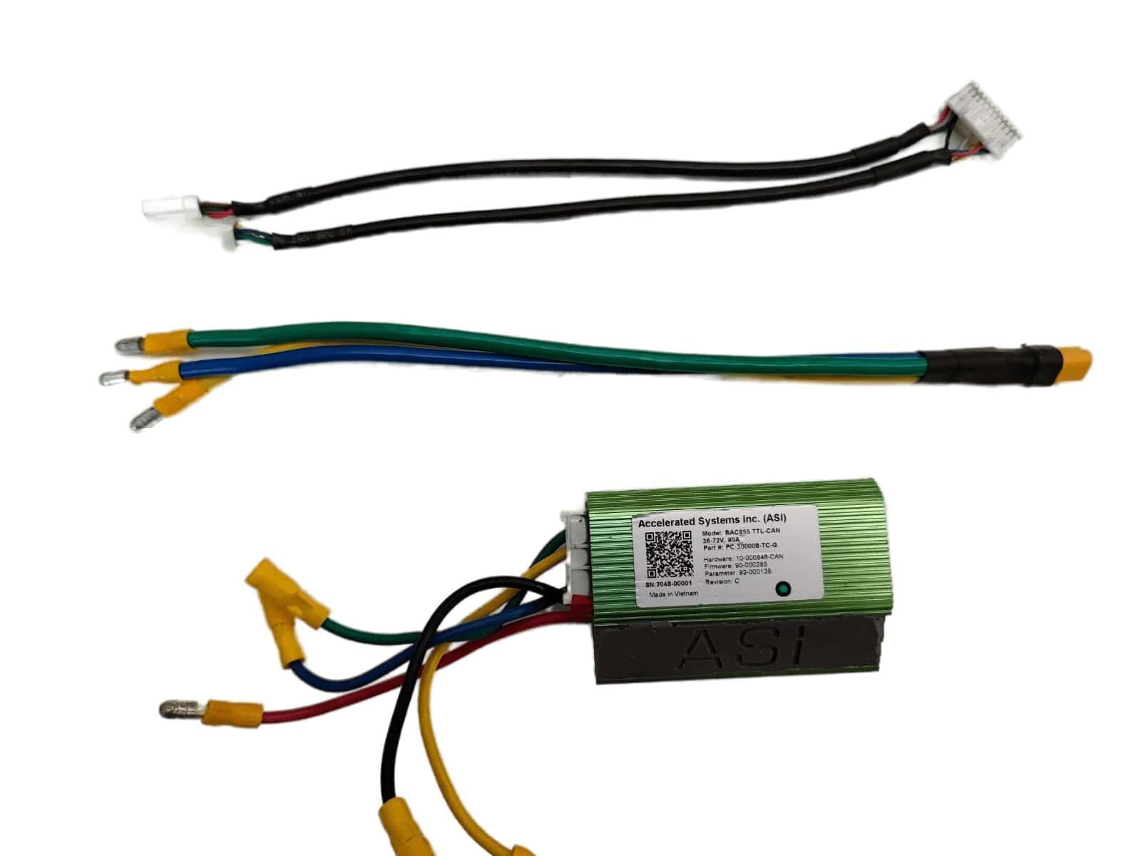 ASI BAC855 controller — connectors view