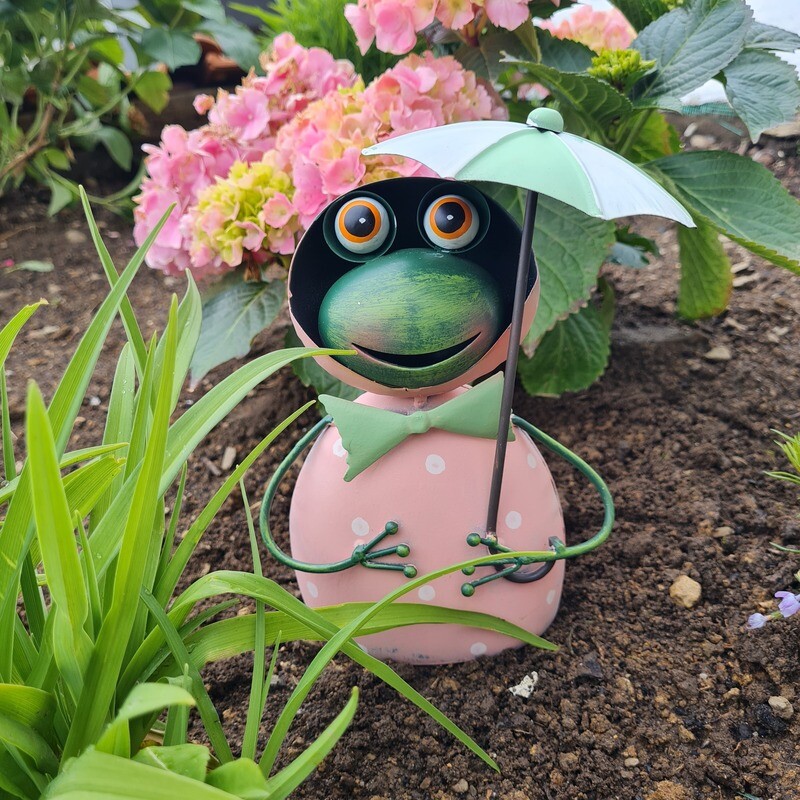 Eisen Zaunhocker Froschdame Flora