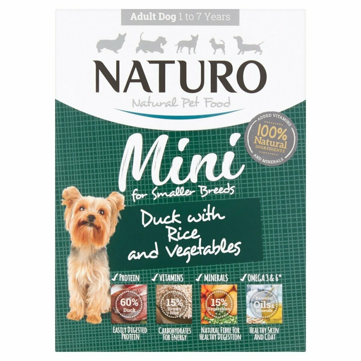 Naturo mini, Naturo mini: Pato y arroz con verduras