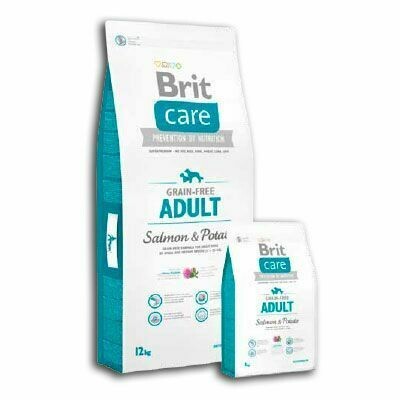 Brit Care Adult Salmón y Patata razas pequeñas y medianas – Grain Free