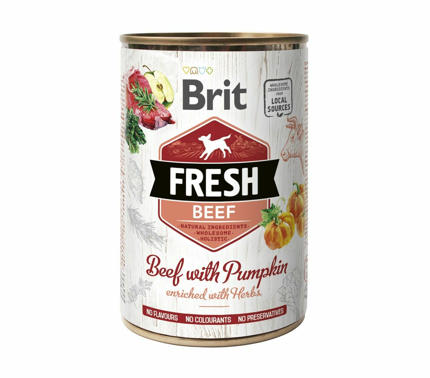 Brit Fresh - Alimentación Húmeda, Brit Fresh - Alimentación Húmeda: Ternera y Calabaza