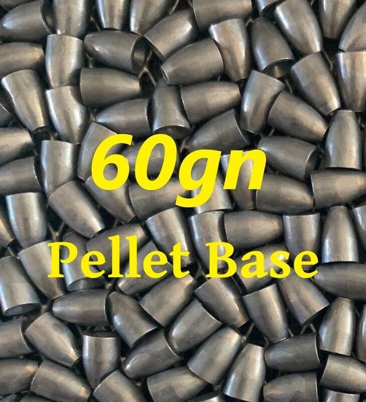 .30 CALIBRE 60gn Pellet Base Premium Standard Slugs .30 CALIBRE 60gn Pellet Base Premium Standard Slugs
