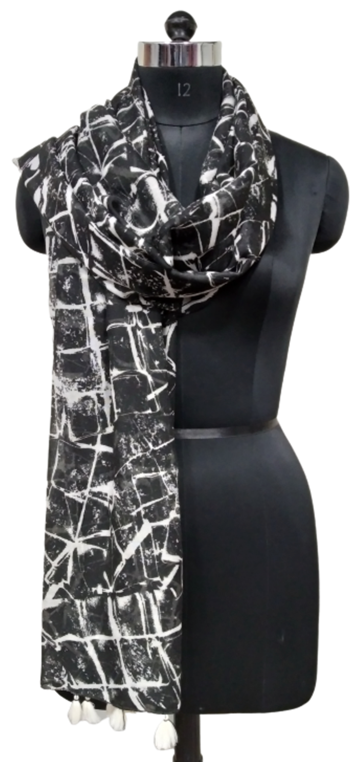 printed large scarf