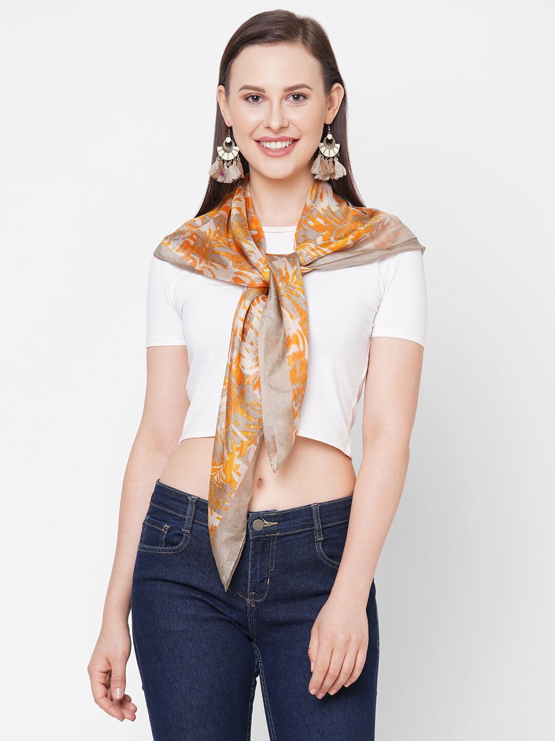 Get Wrapped Soft Silk Square Scarf