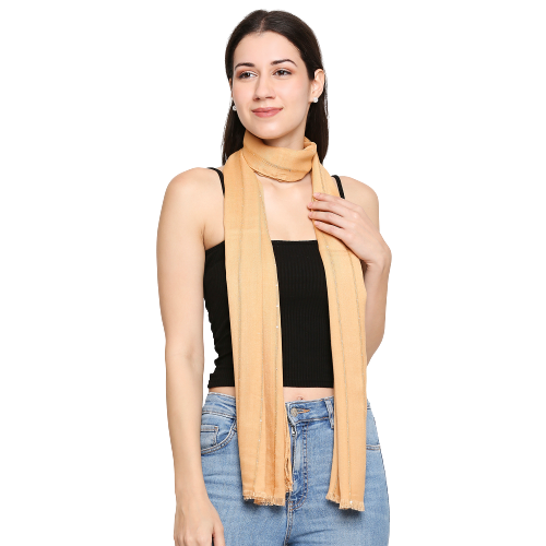 Elegant soft feel scarves with sequins weave