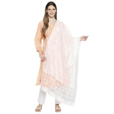 Self Design Dyeable Dupatta