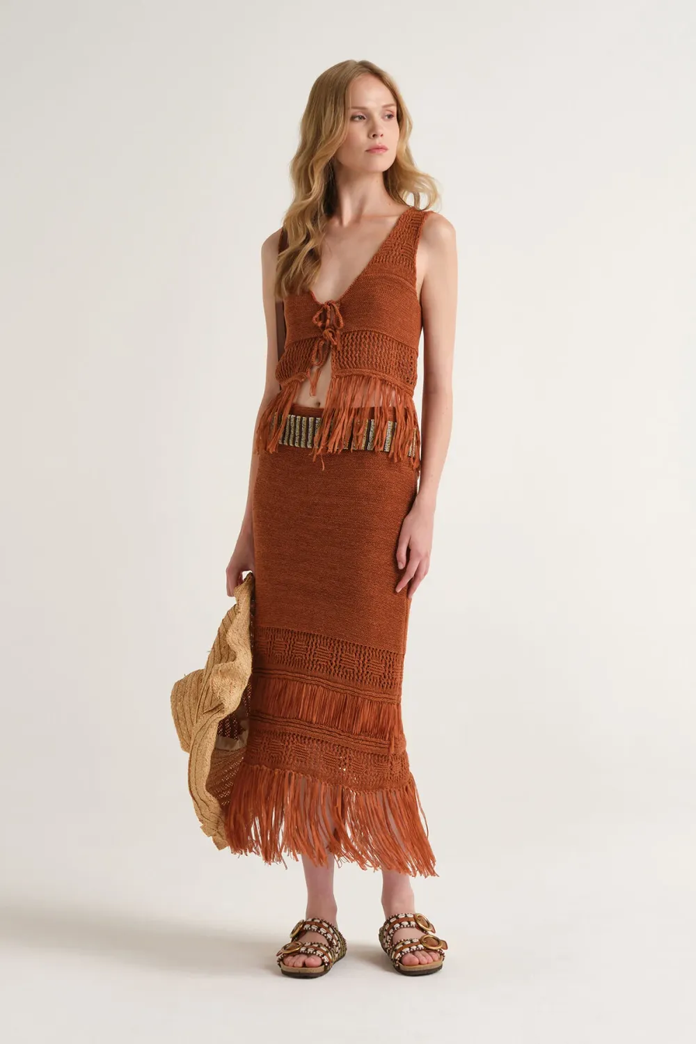 Completo gilet e gonna, MALI' PARMI