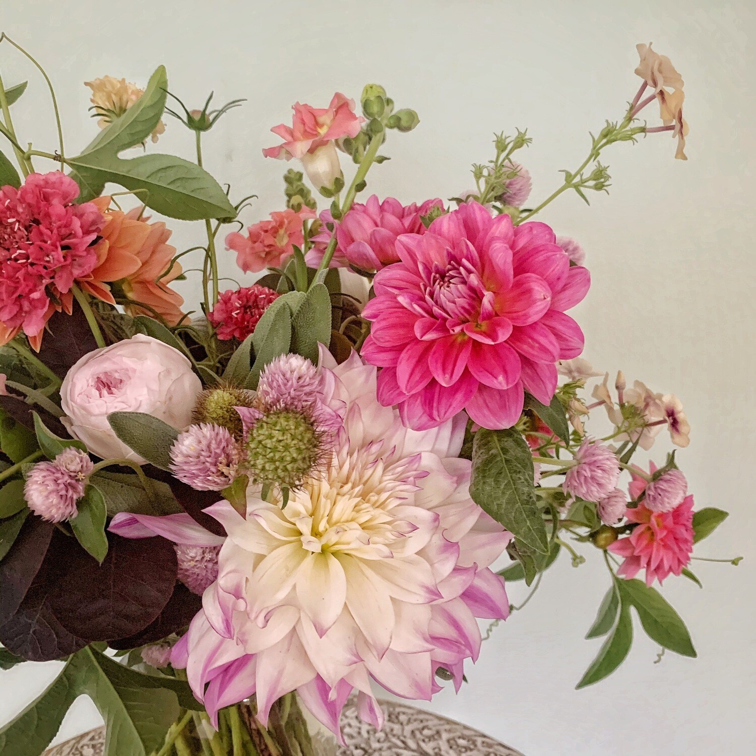 Seasonal fresh flower arrangement or bouquet designed with premium blooms and available for local delivery across Metro Detro