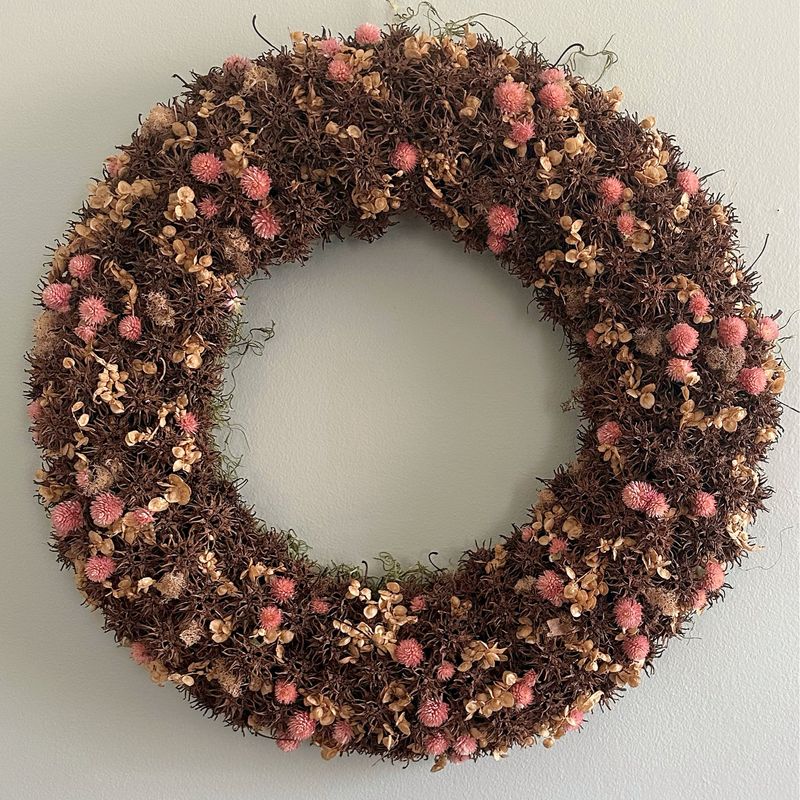 Gumdrops & Burrs Dried Wreath Gumdrops & Burrs Dried Wreath