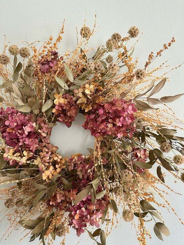 Harvest & Honey Dried Wreath