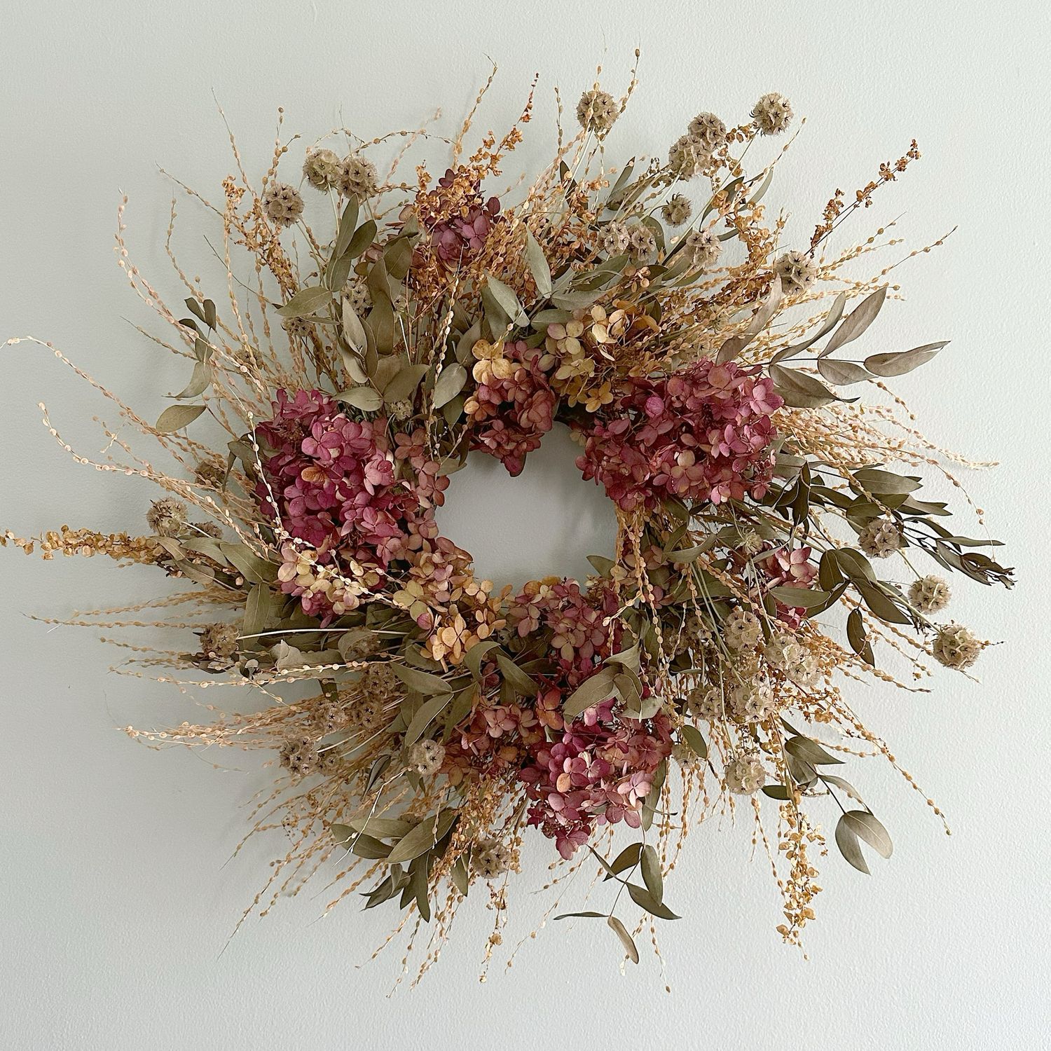 Harvest & Honey Dried Wreath