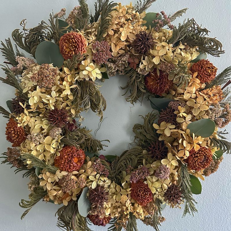 Amber & Ash Dried Wreath Amber & Ash Dried Wreath