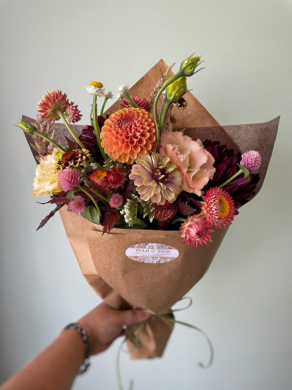 Seasonal fresh flower arrangement or bouquet designed with premium blooms and available for local delivery across Metro Detro