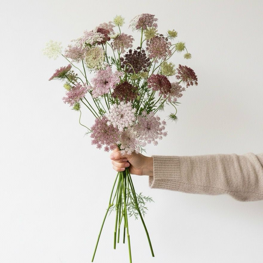 Chocolate Queen Anne’s Lace Seed (Daucus carota ‘Dara’)
