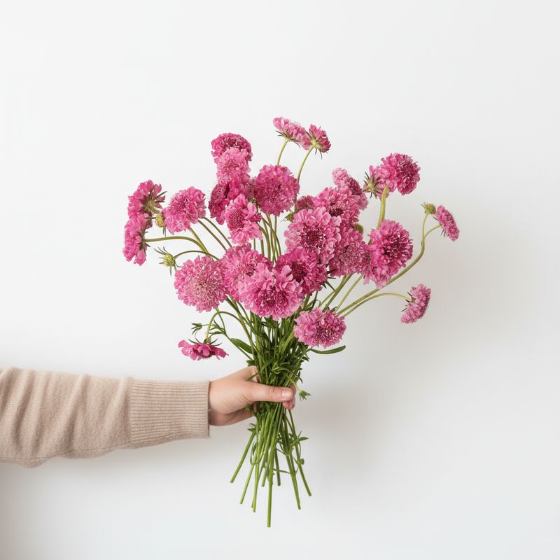 Salmon Rose Scabiosa Seed (Scabiosa atropurpurea)