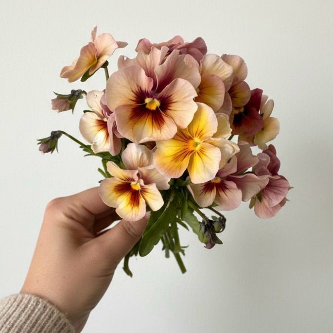 Vintage Antique Shades Pansy Seed (Viola × wittrockiana)