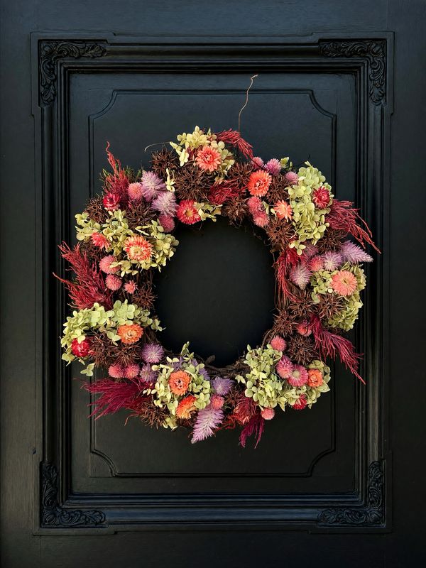 Gumdrops & Burrs Botanical Wreath
