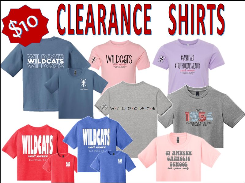 CLEARANCE SPIRIT SHIRTS