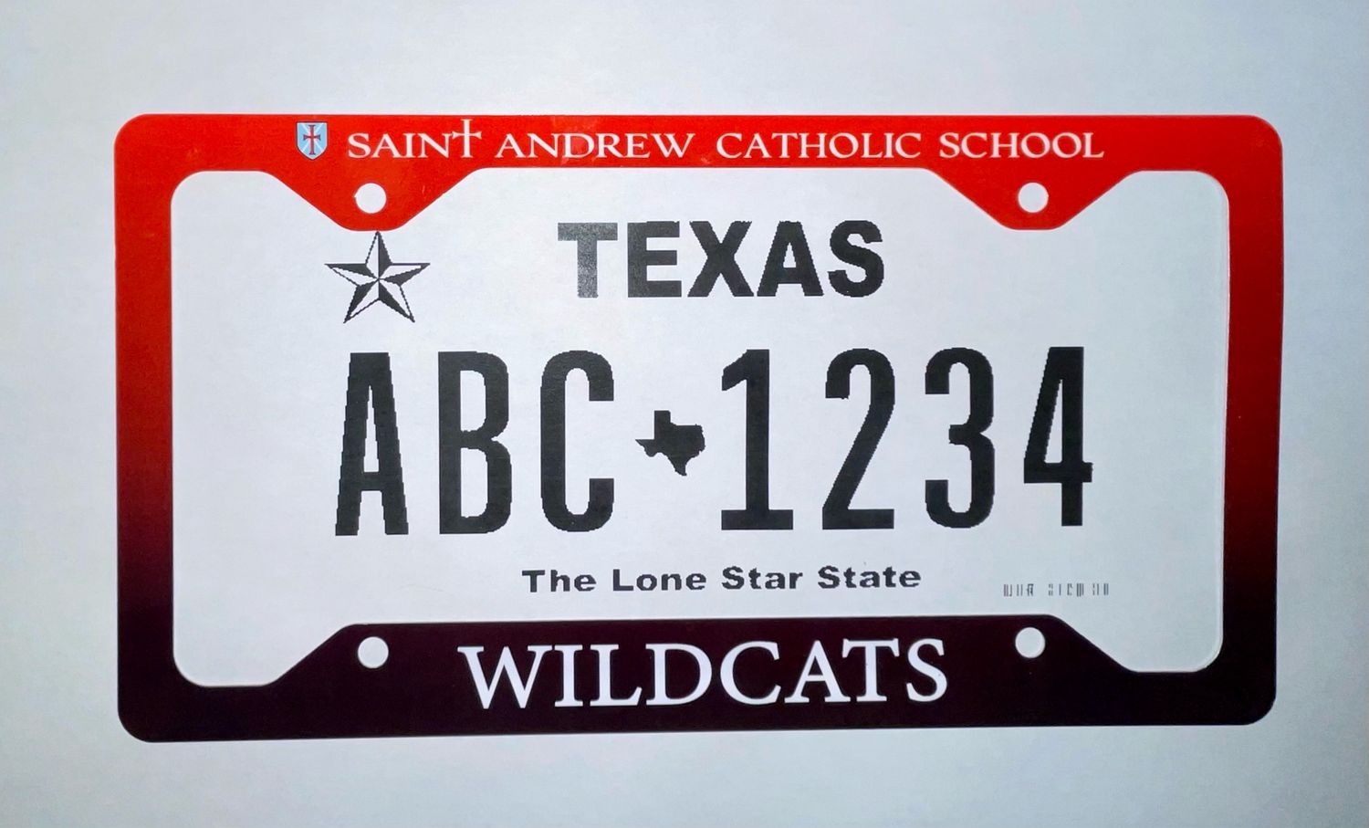 SAS License Plate Cover