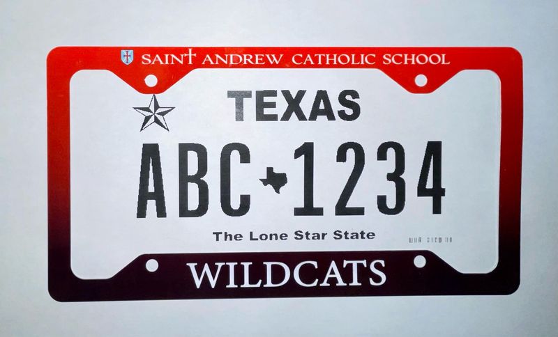 SAS License Plate Cover