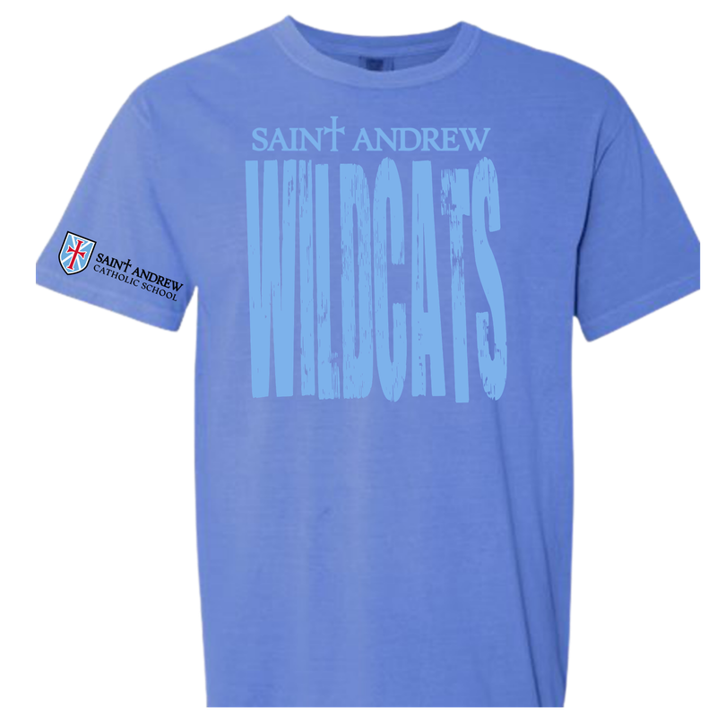 Comfort Colors Flo Blue Wildcats - PRE ORDER ONLY