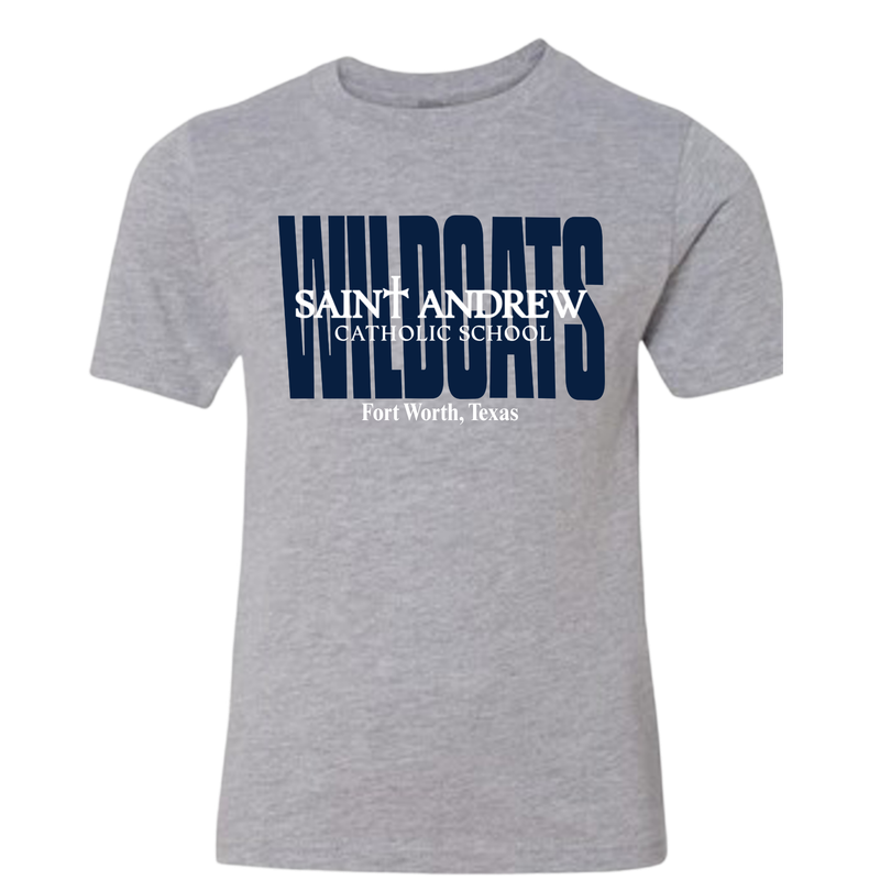SACS WILDCATS NAVY ON THE GREY - PRE ORDER ONLY
