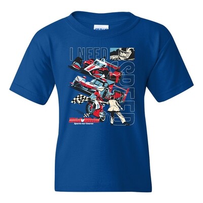 Youth Speed 21' Tee - Royal