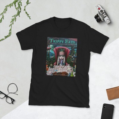 Trippy Eats Alice Wonderland Short-Sleeve Unisex T-Shirt