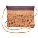 Be Lively 2-in-1 Cross Body Bag + Hip Bag - Wine Floral Print