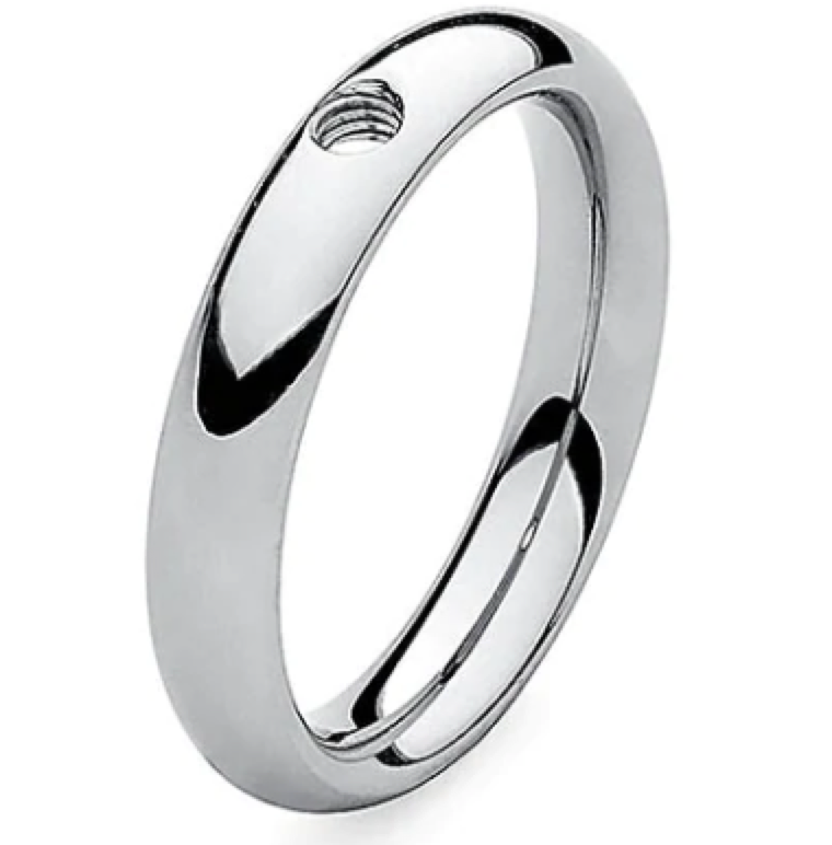 627044 INTERCHANGEABLE Ring BASIC small (S/P) Size EU58|US8,5 (23) silver (100)